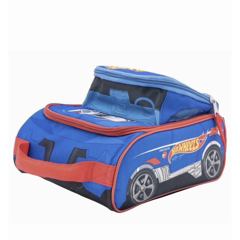 Hot Wheels Insulated Lunch‎ Box – Blue "Sneddon 25" – NWT